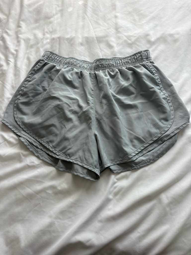 Nike Women's Pale Gray Athletic Running Shorts